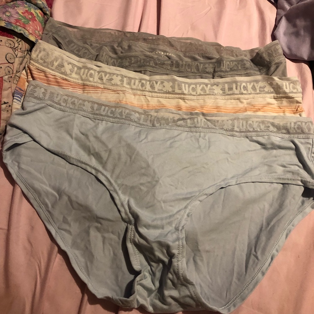 3 x Medium Lucky Brand bikini NWOT